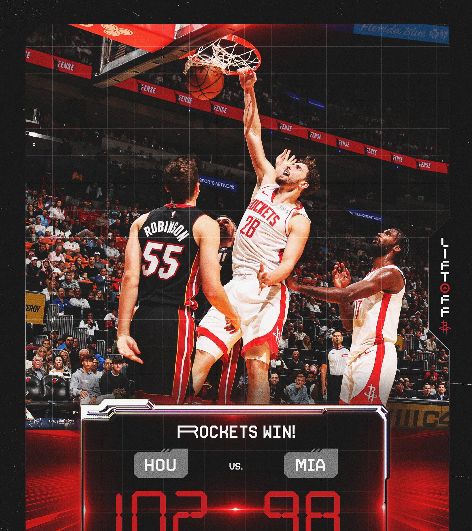 包含热火成功击败公牛，豪取赛季第二胜的词条